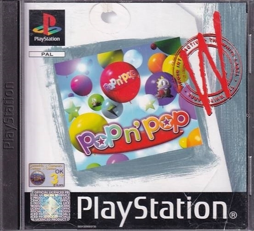 Pop n Pop - White Label - PS1 (B Grade) (Genbrug)